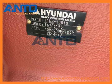 Pompa utama hidrolik 31NB-10010 31NB-10010 Untuk Hyundai Excavator R450-7