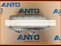 267-4743 2674743 Oil Cooler Core Excavator Spare Parts Fitting Untuk 3116 320B 324D