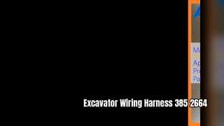 Rangkaian Kabel Ekskavator 385-2664 C13 345D