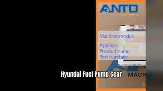 Gear Pompa Bahan Bakar Hyundai 3955153 Suku Cadang Ekskavator