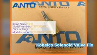 Katup Solenoid Kobelco YT35V00004F1 untuk Perbaikan Ekskavator