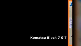 Blok Ekskavator Komatsu 7-0-7 PC70-8