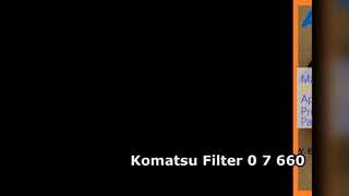 Filter Ekskavator Komatsu 0 7 660
