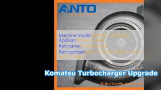Suku Cadang Komatsu Turbocharger S6D140 WA500