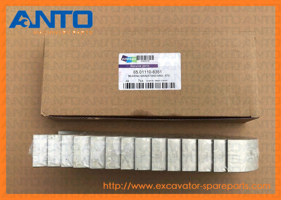 65.01110-6351 Main Bearing Metal Untuk Suku Cadang Mesin Excavator Doosan GE08TI