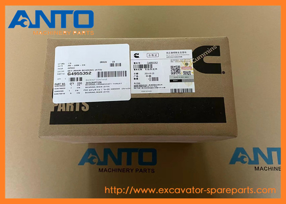 4955352 3802070 6D102-6732313410 Rod Main Bearing CUMMINS suku cadang untuk PC200-8 6D107