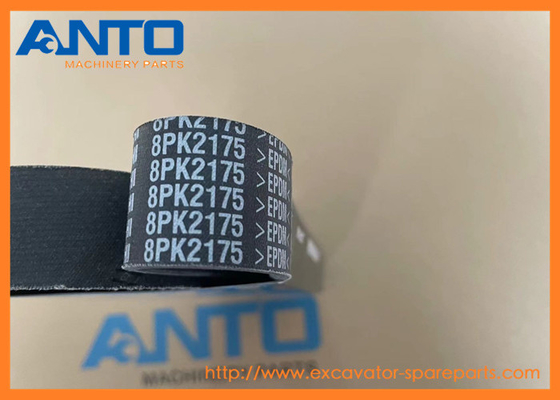 1834494 8PK2175 Fan Belt Excavator Spare Parts Untuk C9 322C 325C