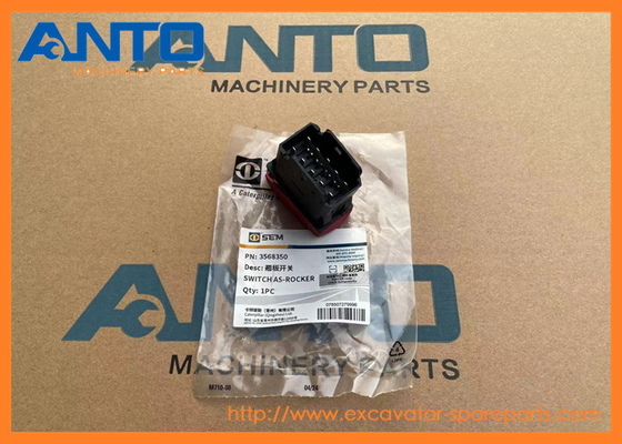 3568350 356-8350 Rocker Switch Excavator Bagian Listrik Fitting Untuk D6K2 D6K2 LGP