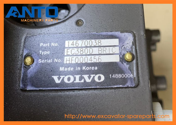 VOE14670038 14670038 Katup Kontrol Utama Untuk VOE Excavator EC380D
