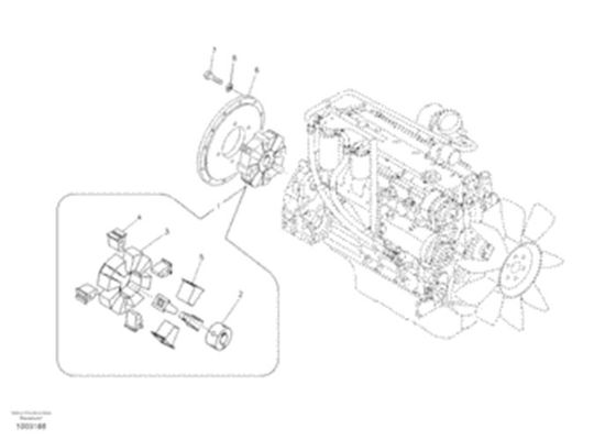 VOE14533206 14533206 Kopling Fleksibel Untuk Suku Cadang Pompa Hidrolik Excavator VOE