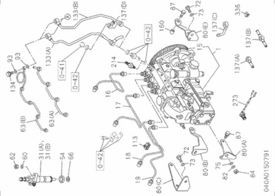 1153113010 1-15311301-0 Hitachi ZX200 ZX110 Nozzle Injector